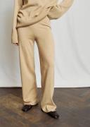 Bruun & Stengade BS Scarlett Pants Merino Wool Blend Kvinde Sand Sweat...