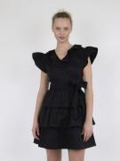 Neo Noir Lia Cotton Satin Dress Kvinde Black Korte Kjoler Str 40 - hos...