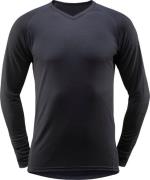 Devold Devold M Breeze Crew, Black Mand Sort Langærmede T-shirts Str L...