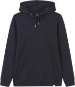 Les Deux Nørregaard Tonal Hoodie Mand Dark Navy Hoodies Str L - Bomuld...