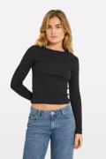 Envii Enally LS Short TEE 5314 Kvinde Black Toppe Str XL - hos Magasin