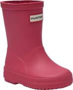 Hunter Kids First Matte Fandango Pink Gummistøvler Str 2 - Gummi hos M...