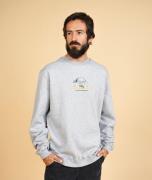 ELSK National Park Men's Crewneck Mand 007 Grey Melange Sweatshirts St...