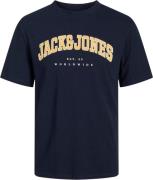 Jack & Jones Jjecaleb Varsity TEE SS Oneck SN J Str 152 Drenge - Navy ...