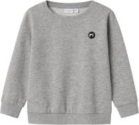 Name It Nmmvimo LS Sweat BRU Noos Str 92 - Grå Sweatshirts Bomuld hos ...