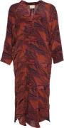 Sissel Edelbo Adina Silk Caftan Dress Kvinde Multi Maxi Kjoler - Velou...