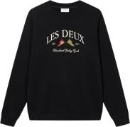 Les Deux Ivy League Sweatshirt Mand Sort Sweatshirts Regular Fit Str L...