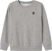 Name It Nkmvimo LS Sweat BRU Noos Str 116 - Grey Melange Sweatshirts B...