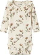 Lil' Atelier Nbfgavo ELS LS Slim Body LIL Str 56 - Turtledove/flowers ...