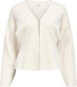 Object Objtutta Reynard LS RE Knit E AW FA Kvinde White Sand Cardigans...