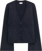 Filippa K Fluffy Cardigan Kvinde Ink Black Cardigans Str XS - hos Maga...