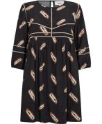 Ba&sh Dress Crispy Kvinde Noir Korte Kjoler Str L - hos Magasin