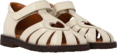 ANGULUS Hjertesandal med Funklende Glitter 3285 Buttermilk Sandaler St...