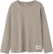 Name It Nkmvincent LS Nreg TOP Str 116 - Pure Cashmere Toppe hos Magas...