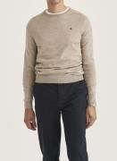 Morris Stockholm Merino Cable Oneck / 05 Khaki / S Mand Khaki Sweaters...