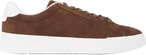 Tommy Hilfiger TH Court Better Suede Mand Legacy Brown Sneakers Str 41...