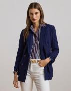 Lauren Ralph Lauren Y/D STR Poly WL Crpjacket Kvinde Navy/white Blazer...