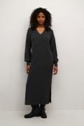 Kaffe Kaolga Dress Kvinde Dark Grey Melange Maxi Kjoler Str 40 - hos M...