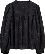 Sofie Schnoor Blouse Kvinde Black Langærmede Bluser Str 40 - hos Magas...