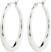 Pilgrim Jorun Hoop Earrings Silverplated one size - Creoler hos Magasi...