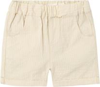 Lil' Atelier Nmmhoman Loose Shorts LIL Str 92 - Bleached Sand Shorts &...