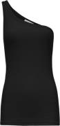 Modström Igor one Shoulder top Kvinde Sort Toppe Str L - hos Magasin