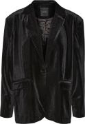 Vero Moda Vmtali LS Velvet Blazer Kvinde Black Blazere Str L - hos Mag...