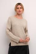 Cream Crpumpkin Knit Pullover Kvinde Ancient Scroll Sweaters Str L - h...