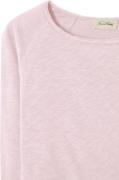 American Vintage Son31ge23 Kvinde Pink Kortærmede T-shirts Str L - hos...