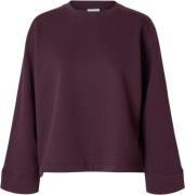 Selected Femme Slftabby LS Raglan Oneck Sweat Kvinde Plum Perfect Lang...