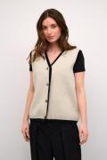 Cream Crtiffi Knit Vest Kvinde Ancient Scroll Cardigans Str M/L - hos ...