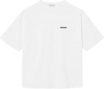 Bareen Box Fit Heavy Logo - White Mand White Kortærmede T-shirts Str X...