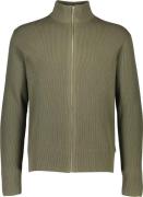 Lindbergh Knitted zip Cardigan Mand Army Cardigans Str L - hos Magasin