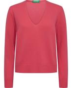 United Colors of Benetton V Neck Sweate Kvinde 22g Sweaters Str L - ho...