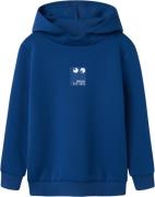 Name It Nkmbetheo LS Sweat WH UNB Str 116 - Limoges Sweatshirts hos Ma...