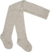 GoBabyGo Crawling Tights Merino Wool LV Str 12-18M Merino - Brown Mela...