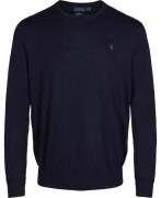 Polo Ralph Lauren Slim Fit Cotton Sweater Mand Hunter Navy Sweaters Sl...