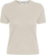 Vero Moda Vmoaklynn SS Oneck Knit TEE VMA Kvinde Birch Toppe Regular F...