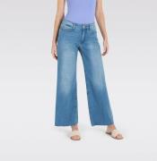 MAC Jeans Wide Kvinde Winter Baby Blue Wide Jeans Str W34 / L30 - hos ...