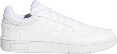 adidas Hoops 3. 0 Sneakers Kvinde Hvid Sneakers Str 41 1/3 - Læder hos...