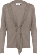 Saint Tropez Milasz Tie Cardigan Kvinde Iron Melange Cardigans Regular...