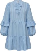 A-VIEW Karin Dress Kvinde Light Blue/white Stripe Korte Kjoler Str 40 ...