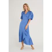 A-VIEW Sinda Dress Kvinde Medium Blue Maxi Kjoler Str 40 - hos Magasin