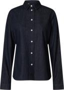 Selected Femme Slfbea NOA LS Fitted Denim Shirt D2 Kvinde Blå Langærme...