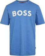 BOSS Tiburt 354 Mand Bright Blue Kortærmede T-shirts Str XXL - hos Mag...