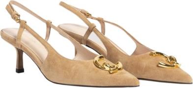 Coccinelle Coccinelle CME Suede Kvinde Skin Slingbacks Str 40 - hos Ma...