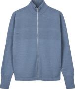 Mads Nørgaard - Copenhagen Wool Klemens Zip Knit Mand Lyseblå Cardigan...