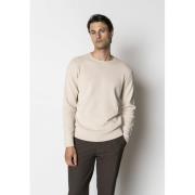 Clean Cut Copenhagen Oscar Knit Mand Ecru Melange Sweaters Str S - hos...