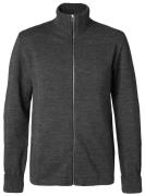 Mads Nørgaard - Copenhagen 100% Wool Klemens Zip Cardigan Mand Grå Car...