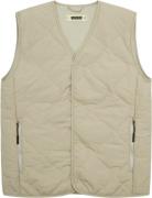 Woodbird Wbtrais Quilt Vest Mand Stone Veste Str M - hos Magasin